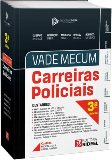 Vade Mecum Carreiras Policiais - Dedicação Delta - 3ª Edição (2024)