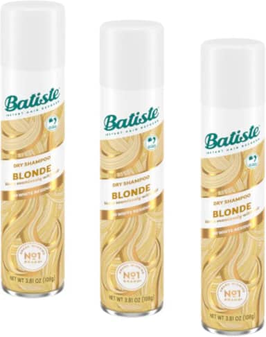 Batiste Shampoo seco, loiro brilhante, 10 ml, pacote com 3