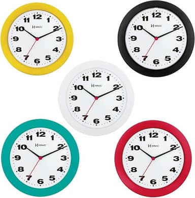 Relógio de Parede Quartz Preto