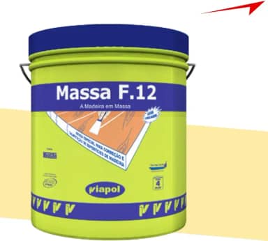 Massa Para Calafetar F12 Viapol 1,65kg Marfim