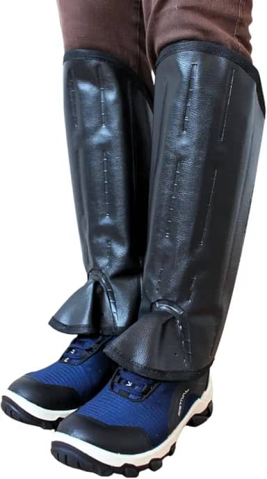 Perneira de Proteção Profissional, 3 Talas, Caneleira de Segurança para Roçadeira, Proteção Contra Picada de Cobra, EPI