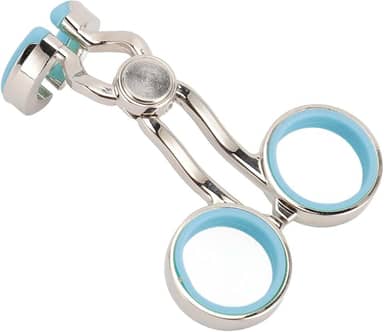 Cryfokt Maca de Pálpebras para Lentes de Contato Com Precisão Aprimorada Em Aço Inoxidável Portátil para Usuários Regulares e Iniciantes (Azul)