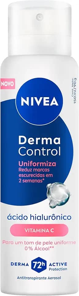 NIVEA Desodorante Aerossol Derma Control Uniformiza 150ml