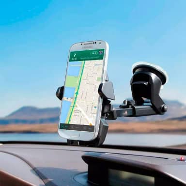 Exbom Suporte Celular Gps Carro Veicular Trava Automática