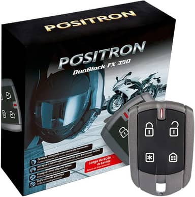 Alarme Para Motos Universal Duoblock Com Presença, Positron, Fx G8 350, 12875000, Controles De Alarme