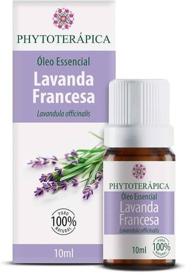 Óleo Essencial de Lavanda Francesa 10ml - Aroma Equilibrante - Fórmula Natural - Vegano - Phytoterápica