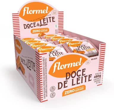 Doce de Leite Zero Açúcar FLORMEL- Caixa com 24 Unidades