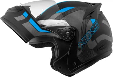 Capacete Moto Mixs Gladiator Delta Fosco Articulado Escamoteável Robocop Motociclista Motoqueiro