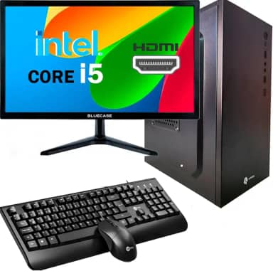COMPUTADOR COMPLETO CORE I5 2400, 16GB DDR3, SSD 480GB, WIFI + MONITOR 19' + KIT TECLADO E MOUSE