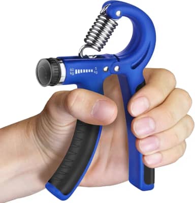 Hand Grip Ajustável 5kg a 60kg - Fortalecimento Muscular para Punho, Antebraço e Mãos - Exercício para Fisioterapia e Aumento de Força