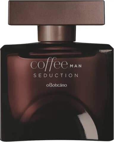 Coffee Man Seduction Eau de Toilette, Colônia de Longa Duração para Homens, Fragrância de Madeira Fresca, 100 ml