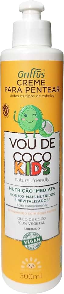 Griffus Creme Para Pentear Vou De Kids 300 Ml Cosméticos