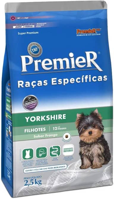 Ração para Cães Filhotes Premier Yorkshire 2,5Kg