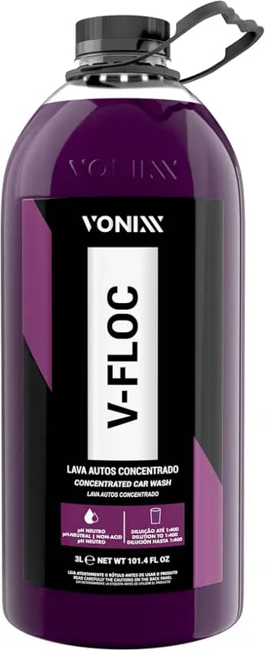 vonixx Shampoo Automotivo Concentrado 1:400 V-floc 3 Litros