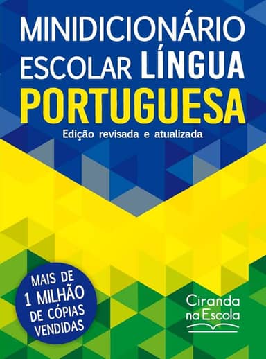 Ciranda Cultural Minidicionário escolar Língua Portuguesa (papel off-set), Multicores