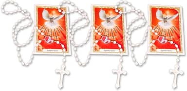 Kit 12 Terço Lembrança Crisma