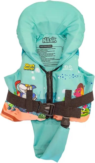 Colete Salva-Vidas Nash com Protetor de Pescoço Tubarão