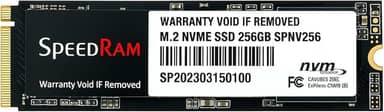 Ssd Disco Sólido Interno Speedram 256gb M.2 Nvme Pcie 2280