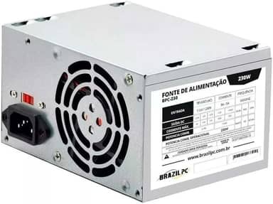 Fonte Alimentação Atx 230w Real Pc Brazilpc