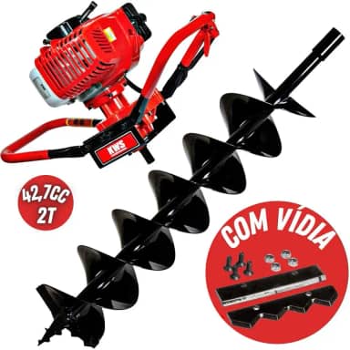 Perfurador de Solos 42,7CC com Broca 150 x 800mm-KAWASHIMA-4305000