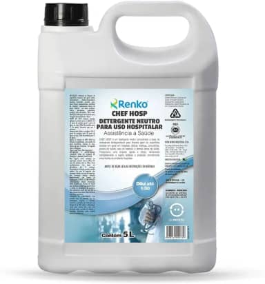 Chef Hosp Detergente Neutro Uso Hospitalar 5L