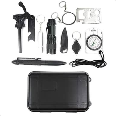 Kit de Sobrevivência Completo Lorben Tático Emergência Defesa Pessoal Viagem Camping Acampamento-GT6367