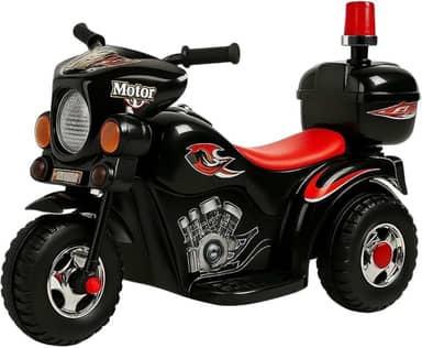 Mini Moto Infantil Elétrica Menino Menina Musica Luz Baú 6v