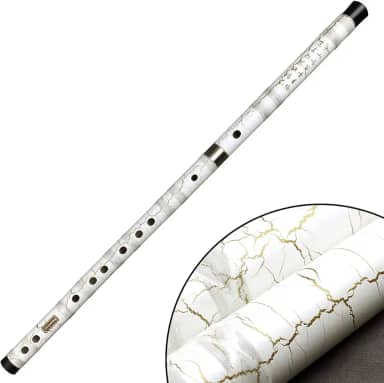 Flauta de sopro de madeira clássica flauta de bambu instrumento musical chinês tradicional Dizi transversal flauta para iniciantes (tecla C)