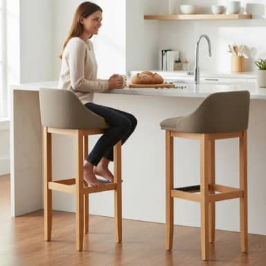 Kit 2 Banquetas Realeza Americano Moderno Balcão cozinha