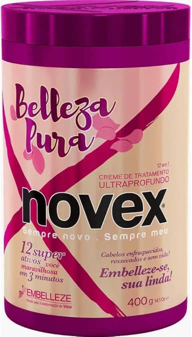 Embelleze Creme De Tratamento Belleza Pura 1 Kg Novex Branco
