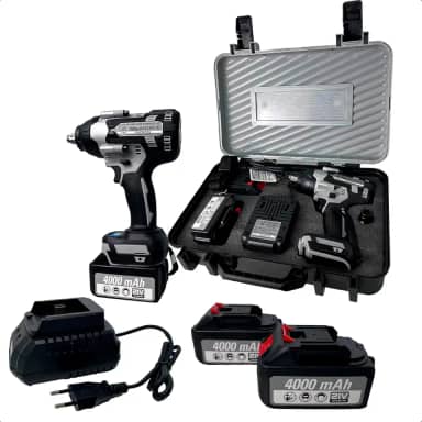 Chave de impacto a Bateria 21V 4Ah 1/2" Brushless com 2 baterias - SGT-7507-PRO - Sigma (110V/220V)