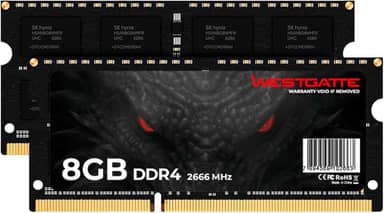 Memória RAM DDR4, 8GB, 2666MHz, para Notebook