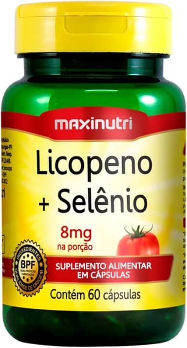 Licopeno + Selênio Anti-OX 500mg - 60 Cáps., Maxinutri