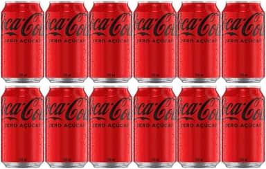 Pack de Coca-Cola Sem Açúcar lata 350ml 12 unidades