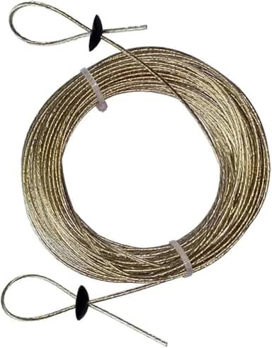 Kit 2 Varais de Aço 10m Cada – Total 20m Revestido em PVC Alta Resistência e Durabilidade Não Enferruja Nem Rasga Roupa.