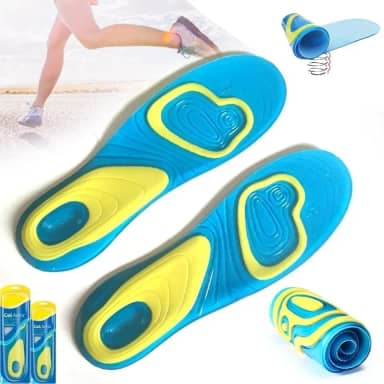 Palmilha Ortopédica Gel Para Quem Trabalha Até 12hrs Em Pé (38-42)