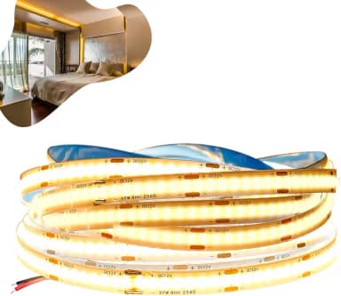 Fita Led 110v/220v Direta Cob Rolo 10m Não Usa Fonte (Branco Quente 220v)