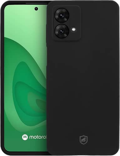 Gshield Capa Case Capinha Silicon Veloz para Motorola (Preta, Moto G84 5G)