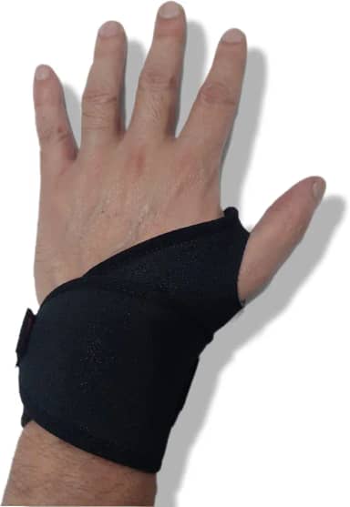 Munhequeira Ortopedica Neoprene Ajustável - Preta