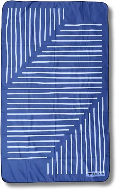 Toalha de Microfibra, Tamanho Gigante, 150x90cm, Ultra-absorvente, Seca Rápido, Sem Odor, Leve, Compacta, Praia, natação, viagens, trilhas (Oceano Escuro)