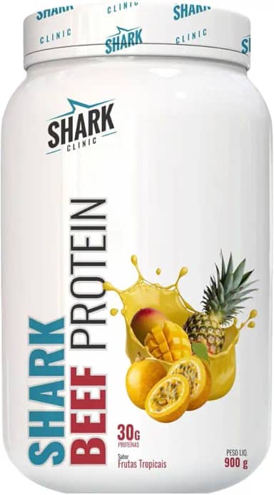 Whey Beef Protein - 900g Frutas Tropicais - Shark Pro