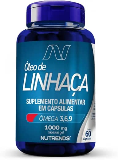 Nutrends Óleo De Linhaça 1000Mg 60 Cápsulas
