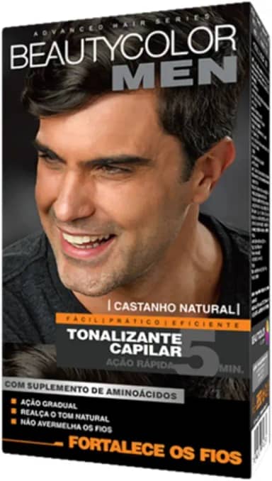 Tonalizante Capilar BEAUTYCOLOR MEN – Castanho Natural