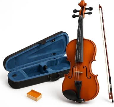 Violino 4/4 Acústico Arco Breu Cavalete Estojo Luxo Madeira