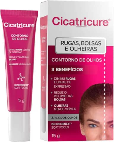 Cicatricure Creme Contorno dos Olhos 15g Para Olheiras Com Efeito Clareador Previne Olheiras e Inchaços Na Região Dos Olhos Aplicação Dia/noite Diminui Rugas com BioRegenext
