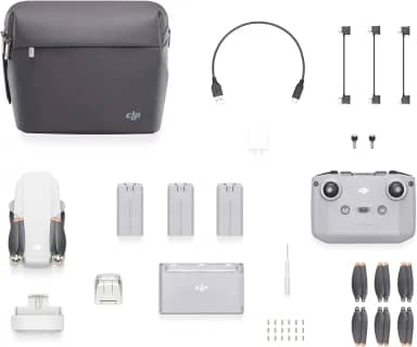 Drone Mavic Mini 2 Fly More Combo DJI Branco NO BRASIL