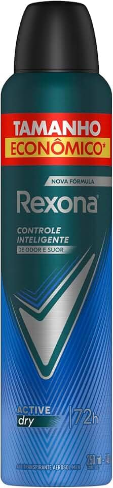 Rexona Antitranspirante Aerossol Active Dry Men 250 ml