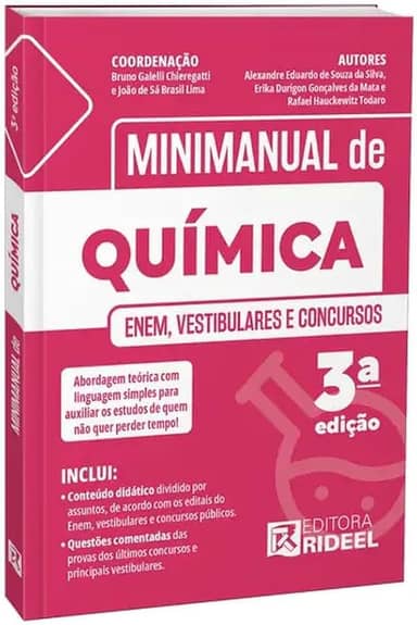 MINIMANUAL DE QUÍMICA - ENEM, VESTIBULARES E CONCURSOS