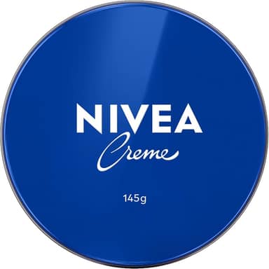 NIVEA Creme Lata - Hidratação profunda para as áreas mais ressecadas como cotovelo, calcanhar, joelho, mãos e pés, também protege do frio e cuida da pele tatuada - 145g