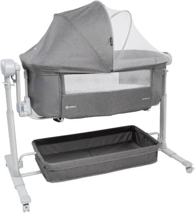 Berço Co-Bed Safety 1st, Lounge com Balanço Automático - Grey